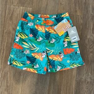 Disney Moana Swim Trunks with Hei Hei and Pua, kids size 5/6